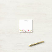 Fall laat gepersonaliseerde naam achter post-it® notes (Op bureau)