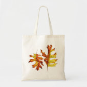 Fall laat prachtige Waterverf kunst achter Tote Bag (Voorkant)