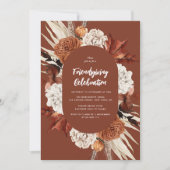 Fall laat vrienden feest vieren kaart (Voorkant)