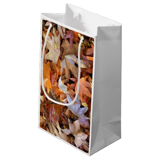 Fall Leaf Klein Cadeauzakje (Achterkant Gekanteld)