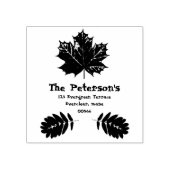 Fall Leaves, Add info, retour adres stempel (Afrduk)