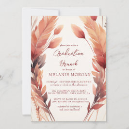 Fall Leaves and Feathers Vrijgezellenfeest Kaart