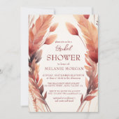 Fall Leaves and Feathers Vrijgezellenfeest Kaart (Voorkant)