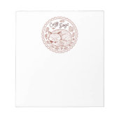 Fall Leaves Autumn Nature Notepad Notitieblok (Voorkant)