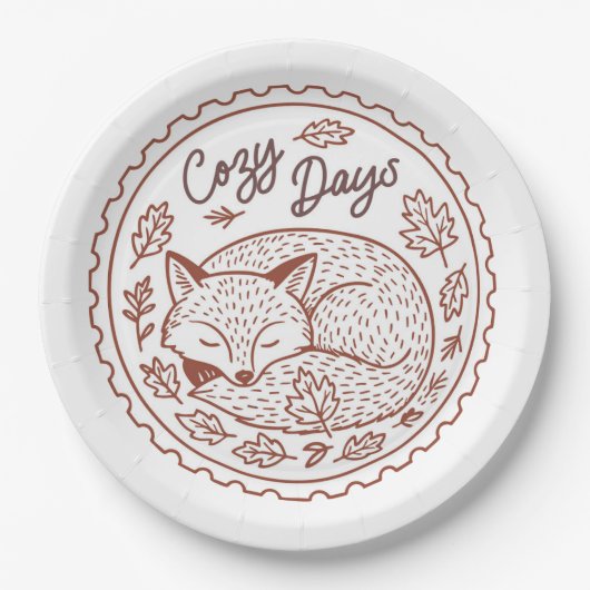 Fall Leaves Autumn Natuur Paper Bord (Voorkant)