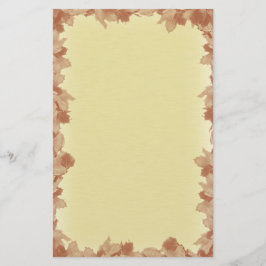 Fall Leaves Background Briefpapier