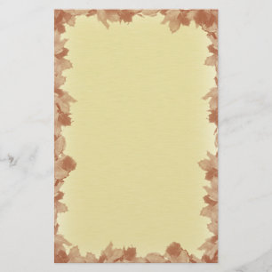 Fall Leaves Background Briefpapier
