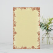 Fall Leaves Background Briefpapier (Staand voorkant)