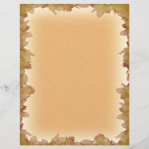Fall Leaves Background Flyer