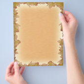 Fall Leaves Background Flyer (Hand)