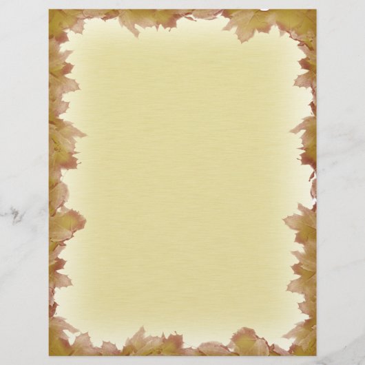Fall Leaves Background Flyer (Voorkant)
