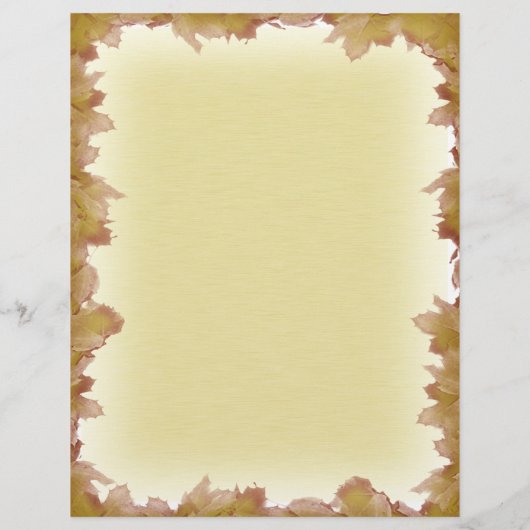 Fall Leaves Background Flyer (Achterkant)