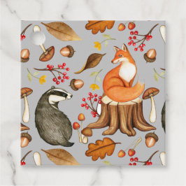 Fall Leaves Badger & Fox Bedankjes Labels