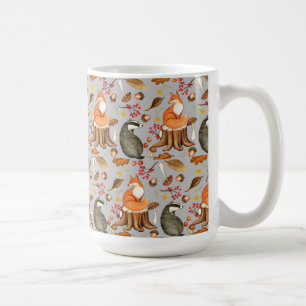 Fall Leaves Badger & Fox Koffiemok