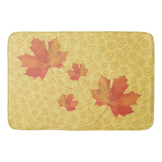 Fall Leaves Bath Mat (Voorkant)