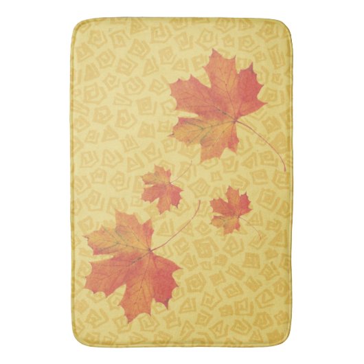 Fall Leaves Bath Mat (Voorkant Verticaal)