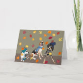 Fall Leaves Bedankkaart (Voorkant)