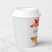 Fall Leaves Bouquet  Papieren Bekers (Rechts)