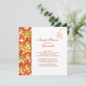 Fall Leaves Bridal Shower Invitation herfst Kaart (Staand voorkant)