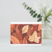 fall leaves  briefkaart (Staand voorkant)