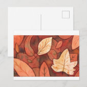 fall leaves  briefkaart (Voorkant / Achterkant)