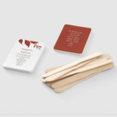 Fall Leaves Burnt Sinaasappel Wedding Hand Fan Handwaaier (Niet-gemonteerd)