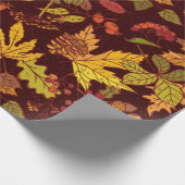 Fall Leaves Cadeaupapier (Hoek)