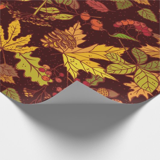 Fall Leaves Cadeaupapier (Hoek)