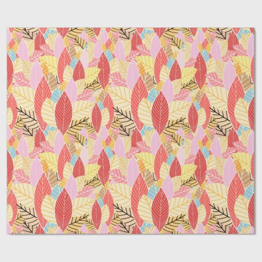 Fall Leaves Cadeaupapier (Vlak)