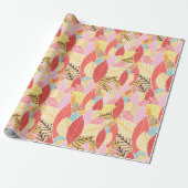 Fall Leaves Cadeaupapier (Uitgerold)