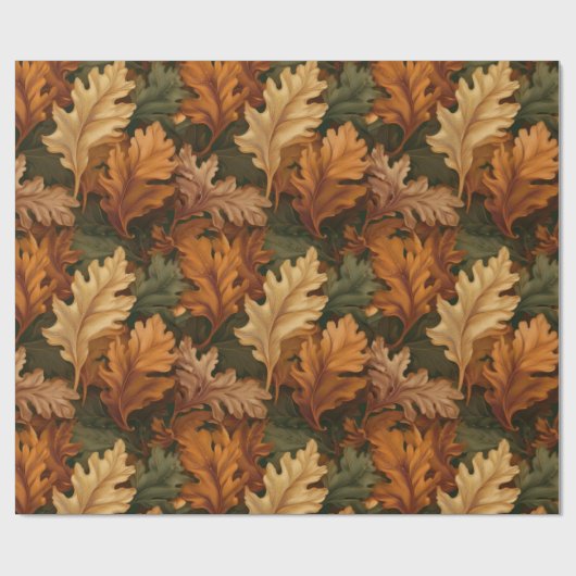 Fall Leaves Cadeaupapier (Vlak)