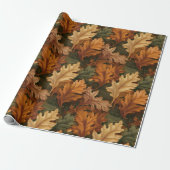 Fall Leaves Cadeaupapier (Uitgerold)
