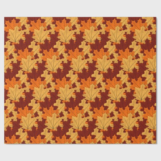 Fall Leaves Cadeaupapier (Vlak)