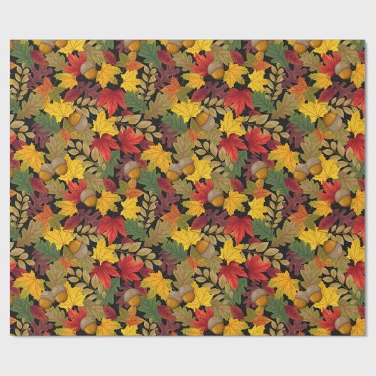Fall Leaves Cadeaupapier (Vlak)