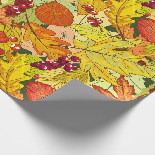 Fall Leaves Cadeaupapier (Hoek)