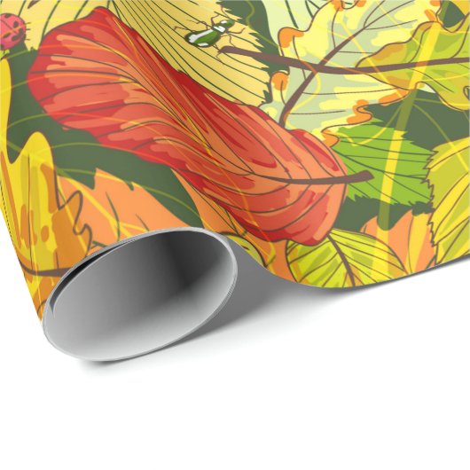 Fall Leaves Cadeaupapier (Rol Hoek)