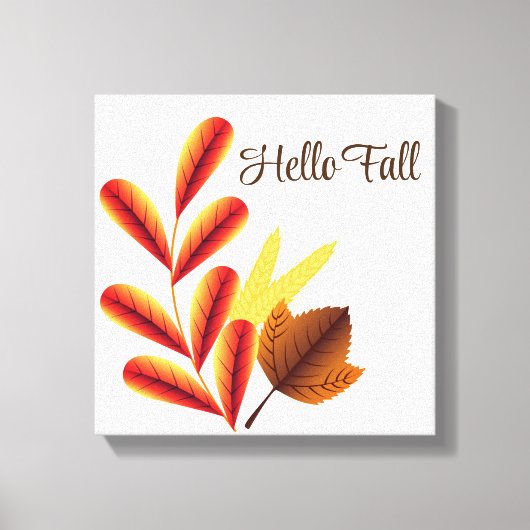 Fall Leaves Canvas Art (Voorkant)