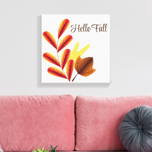 Fall Leaves Canvas Art Afdruk (Insitu (Woonkamer))