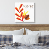 Fall Leaves Canvas Art Afdruk (Insitu (Slaapkamer))