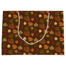 Fall Leaves, Custom Color Groot Cadeauzakje