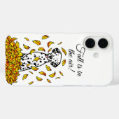 Fall Leaves Dalmatian (zwart 1) Dog Pplay Cute Case-Mate iPhone Case (Achterkant (horizontaal))