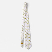 Fall Leaves Dalmatian (zwart 1) Dog Pplay Cute Stropdas (Achterkant)