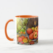 Fall Leaves en Apple Basket Coffee Mok (Links)