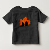 FALL LEAVES FATHER AND SON KINDER SHIRTS (Voorkant)