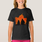 FALL LEAVES FATHER AND SON T-SHIRT (Voorkant)
