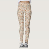 Fall Leaves gezellig patterned Leggings (Voorkant)