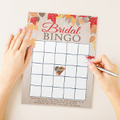 Fall Leaves Gift Bingo Vrijgezellenfeest Game Pack Notitieblok