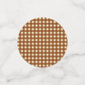 Fall Leaves & Gingham Confetti (Kleine voorkant)