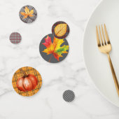 Fall Leaves & Gingham Confetti (Groep)