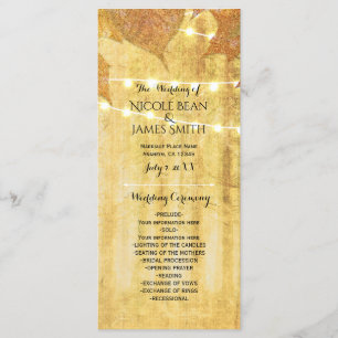 Fall Leaves Golden Autumn Rustieke Bossen Programm Programmakaart